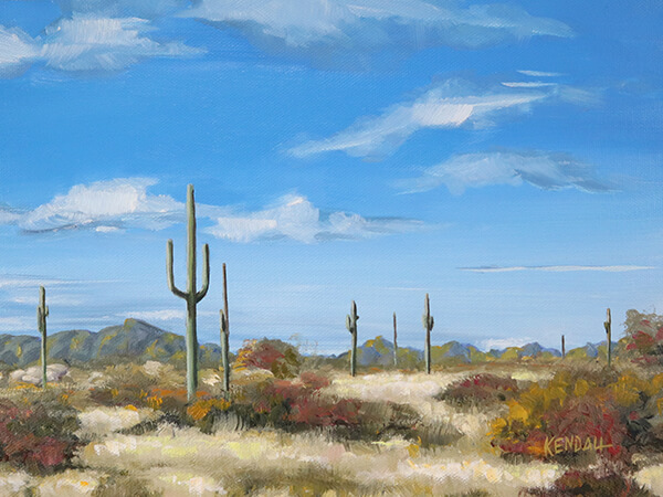 Desert Cactus Southwest Painting