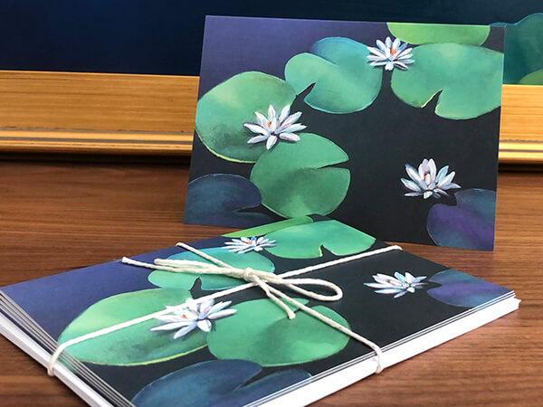 Greeting Cards Lily Pads Sympathy Condolence